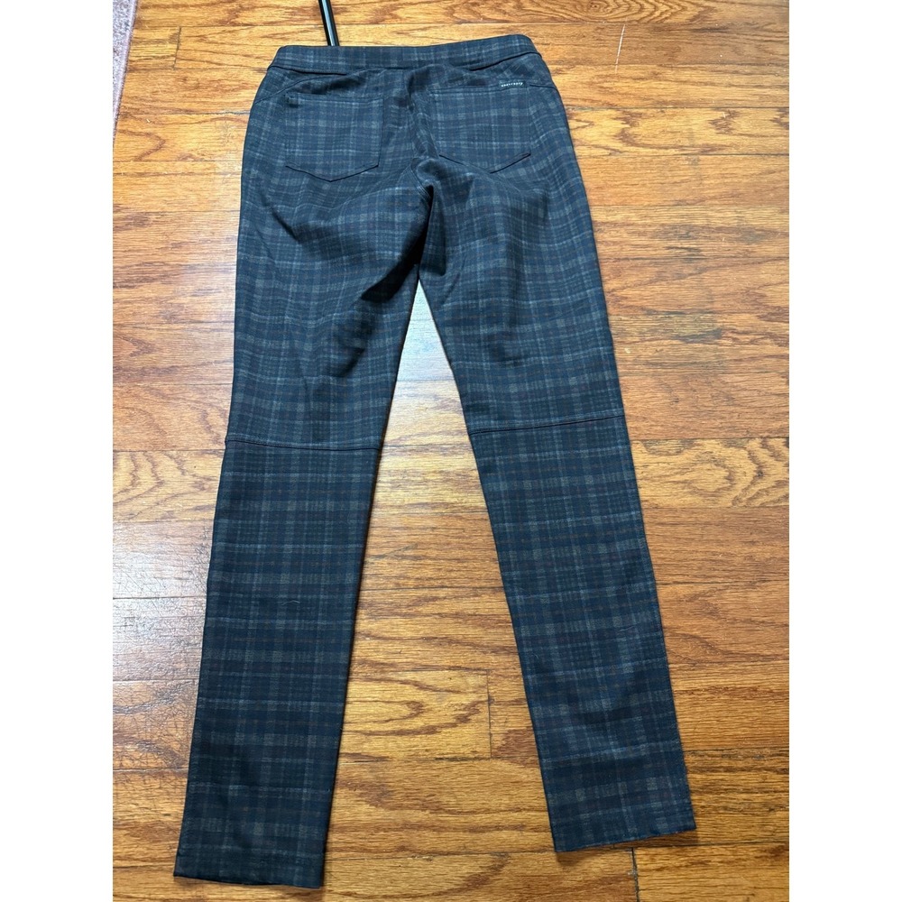 Sanctuary Grease Leggings Womens Medium Blue Grey Plaid Pull On Skinny Pants - Picture 5 of 8